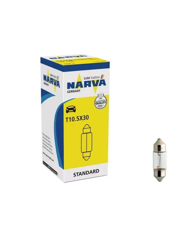 Kup online | żarówka Narva rurka C 10W C10W 12V 28 mm