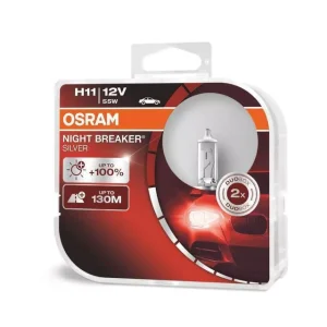 Hit sprzedaży - żarówka Osram NIGHT BREAKER SILVER 100% H11 12V duo 2 szt