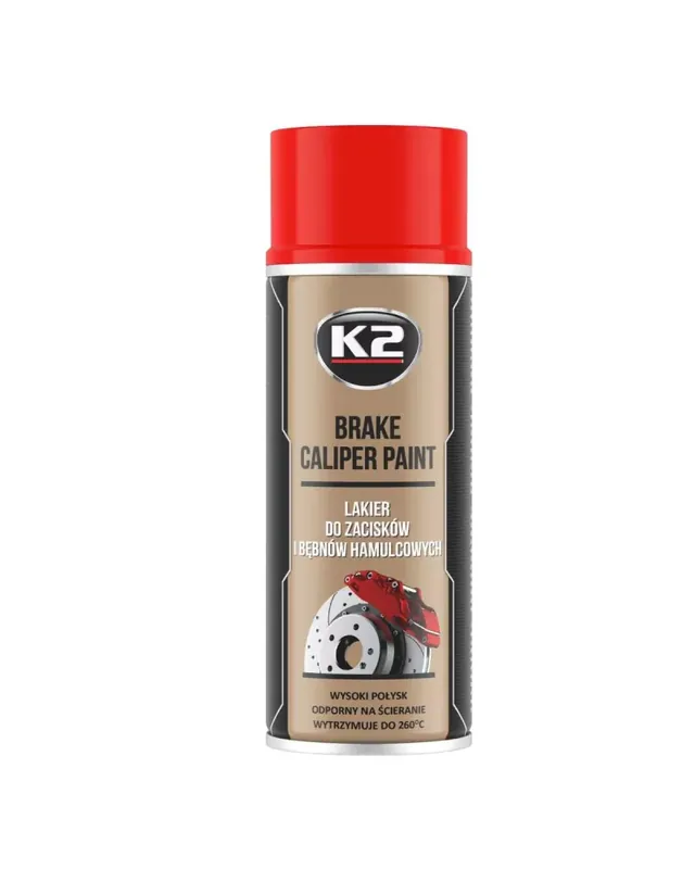 K2 BRAKE CALIPER lakier do zacisków CZERWONY 400ml - Na stanie