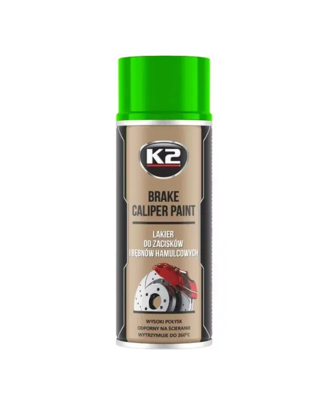 Nie czekaj - K2 BRAKE CALIPER lakier do zacisków ZIELONY 400 ml