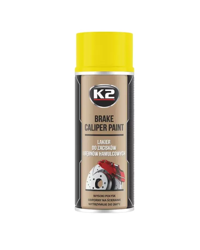 K2 BRAKE CALIPER lakier do zacisków ŻÓŁTY 400 ml | Wysoka jakość