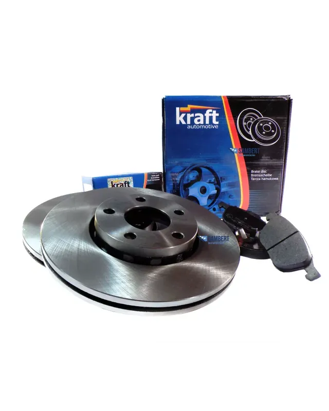 Klocki + tarcze przód kraft SKODA FABIA II 2 256 mm | Nie przegap