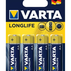 Sprawdź teraz | BATERIA alkaliczne VARTA Long Life AA R6P 4 SZT W BLISTRZE