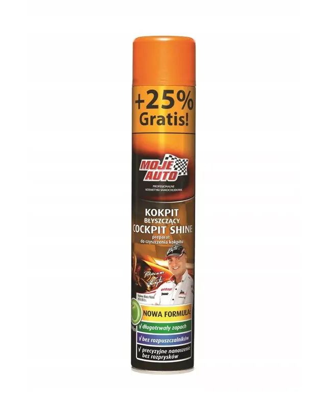 Nowy produkt - AMTRA MOJE AUTO Kokpit błyszczący Jabłko 750 ml
