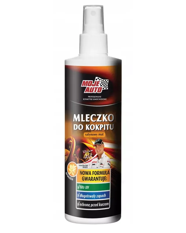 Bezpośrednio z fabryki | AMTRA MOJE AUTO Mleczko do kokpitu wanilia matt