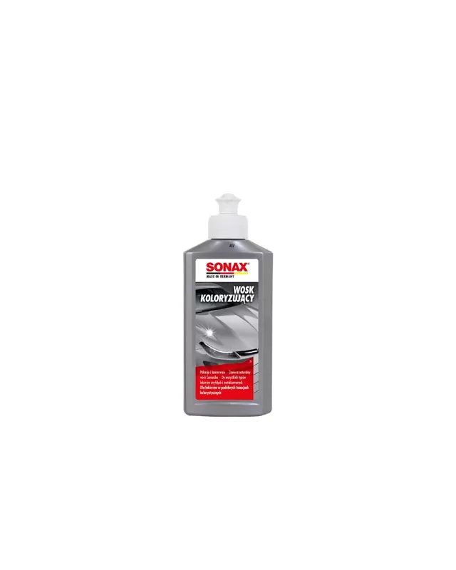 Sonax nano pro wosk koloryzujący srebrny 250ml | Duży rabat