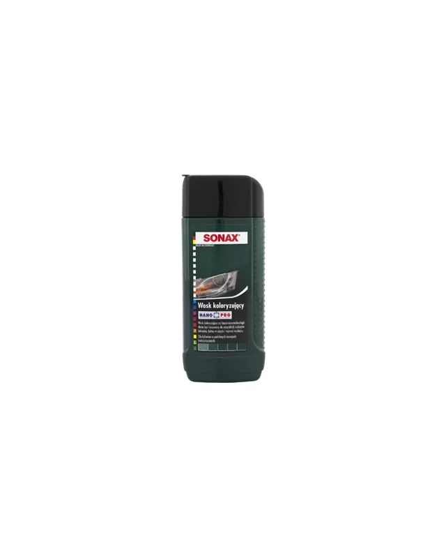 Sonax nano pro wosk koloryzujący zielony 250ml | Świetna oferta