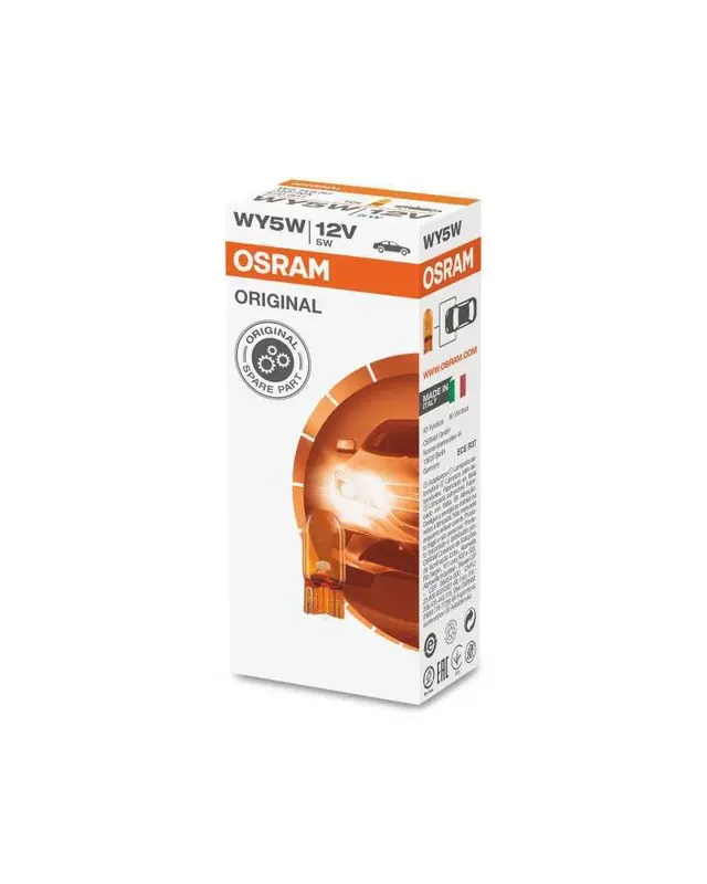 żarówka OSRAM WY 5W WY5W 12V pomarańczowa - Cena po obniżce