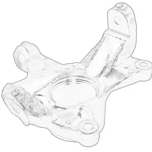 Zwrotnica zawieszenia koła BPART 5802384559Z - Produkt premium