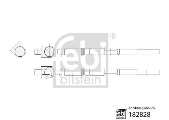 Drążek kierowniczy FEBI BILSTEIN 182828 | Wysyłka od ręki