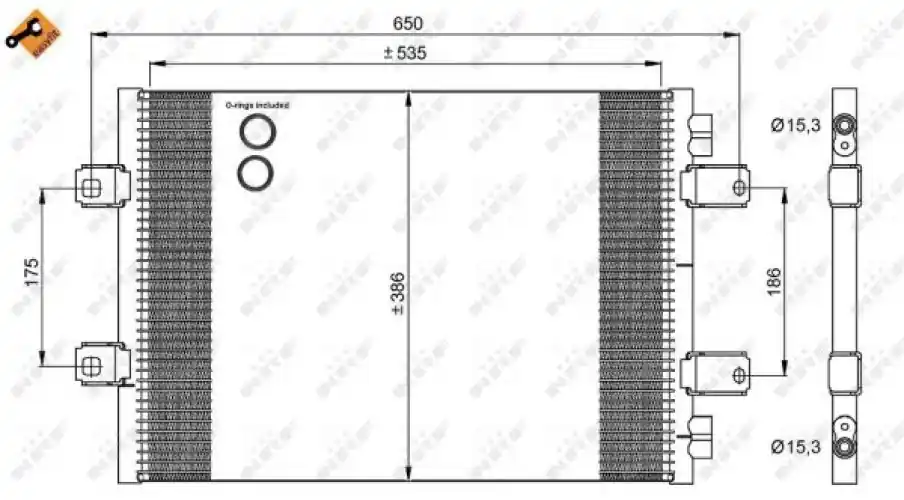 Popularny produkt | Chłodnica klimatyzacji NRF 35909 5010514383