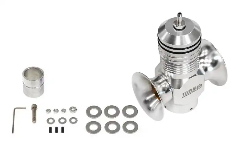 Blow Off TurboWorks 30mm RF Dual Srebrny - Wyprzedaż