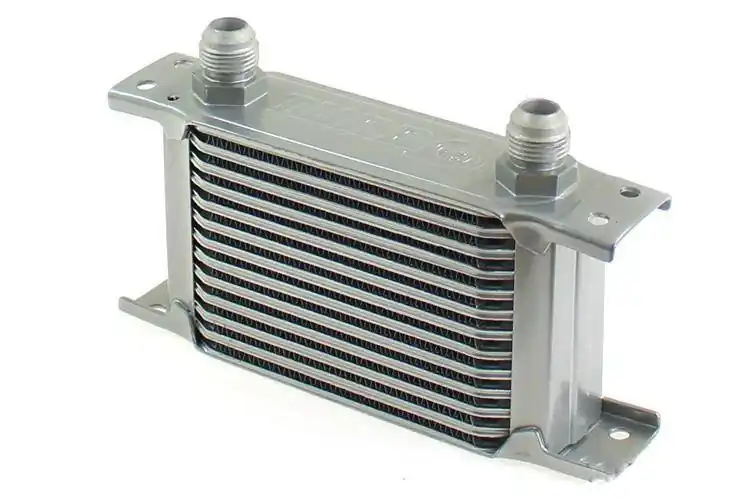 Chłodnica Oleju TurboWorks Slim Line 13-rzędowa 140x100x50 AN8 Silver | Wyprzedaż