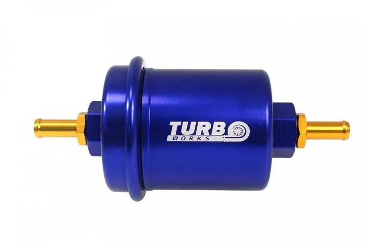 Filtr paliwa TurboWorks 10mm Niebieski - Ulubieniec klientów