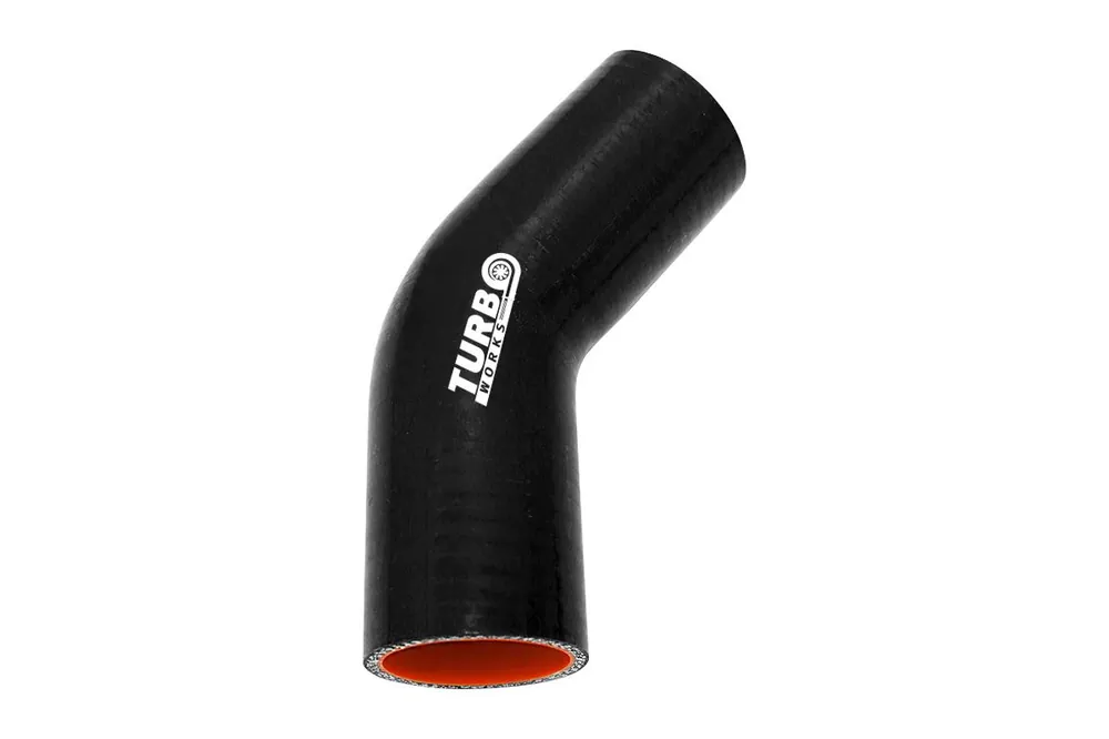 Cena po obniżce | Kolanko 45st TurboWorks Pro Black 40mm