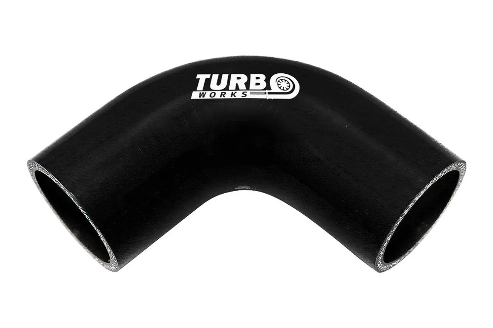 Kolanko 90st TurboWorks Black 51mm | Hit sprzedażowy