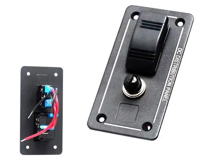 Kup online - Panel przełączników ALU, ON-OFFx1, 1BA 10A