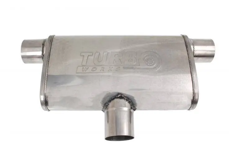 Bestseller | Tłumik Środkowy Tylny 2,75" (70mm) TurboWorks LT 304SS 410mm