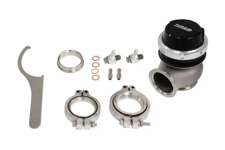 Wastegate zewnętrzny TurboWorks 40mm 0.5 Bar V-Band Czarny | Produkt polecany
