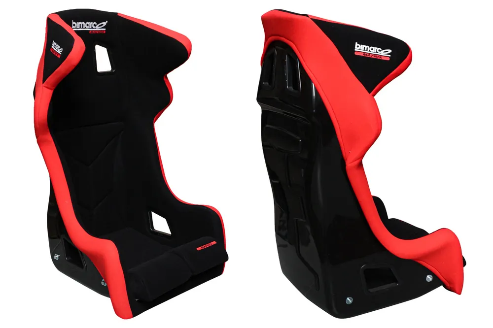 Świetna oferta - Fotel Sportowy Bimarco Matrix Welur Red-Black FIA