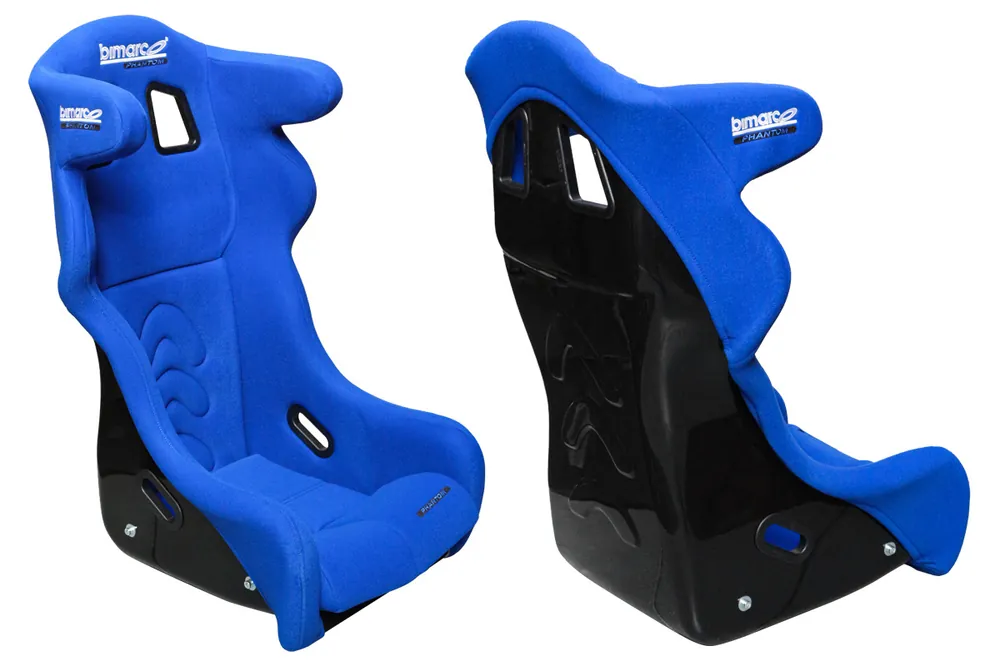 Fotel Sportowy Bimarco Phantom Welur Blue FIA | Klienci polecają