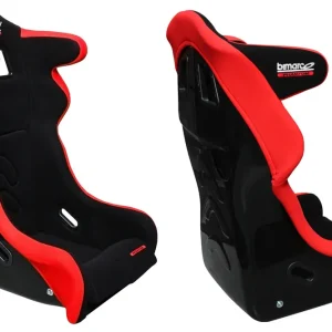 Fotel Sportowy Bimarco Phantom Welur Red-Black FIA - Szybka dostawa