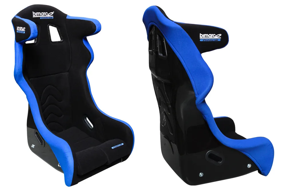 Fotel Sportowy Bimarco Phantom Welur Blue-Black FIA | Wyprzedaż zapasów