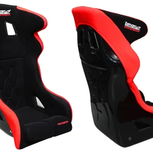 Super okazja | Fotel Sportowy Bimarco Hamer PRO Welur Red-Black FIA