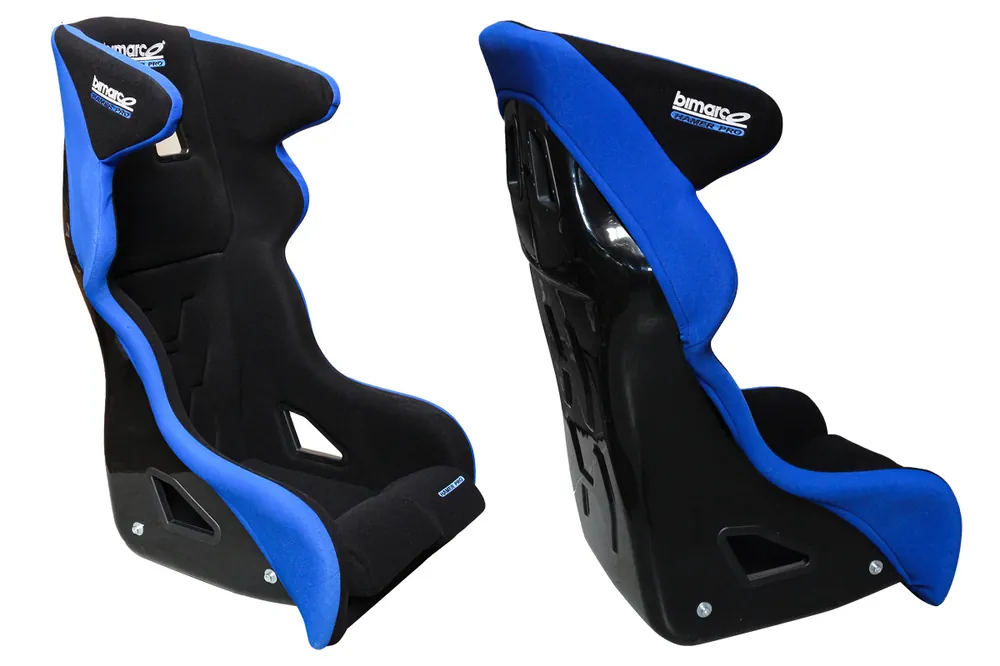 Ostatnia okazja | Fotel Sportowy Bimarco Hamer PRO Welur Blue-Black FIA