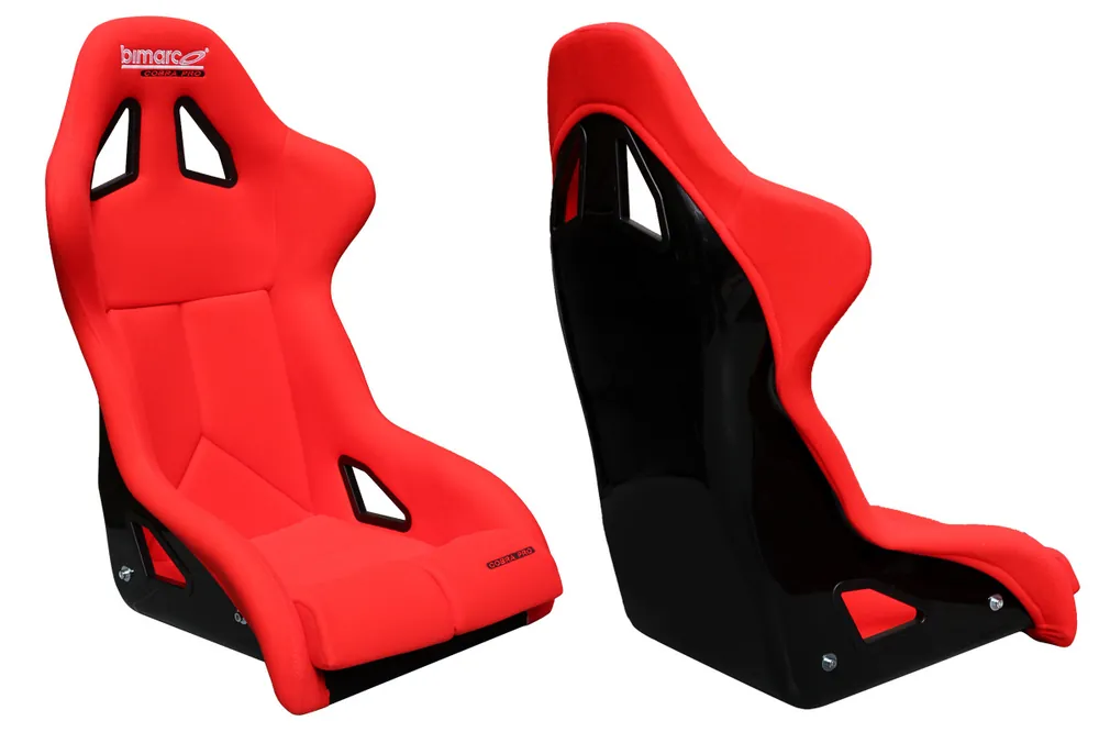 Fotel Sportowy Bimarco Cobra PRO Welur Red FIA | Już w sprzedaży