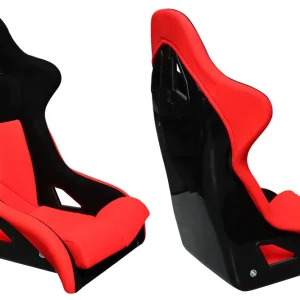 Fotel Sportowy Bimarco Cobra PRO Welur Red-Black FIA - W sprzedaży