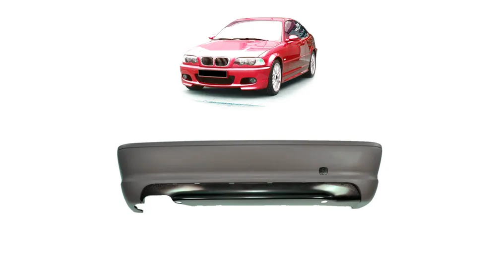 Cena obniżona | Zderzak BMW 3 E46 Tył z dyfuzorem