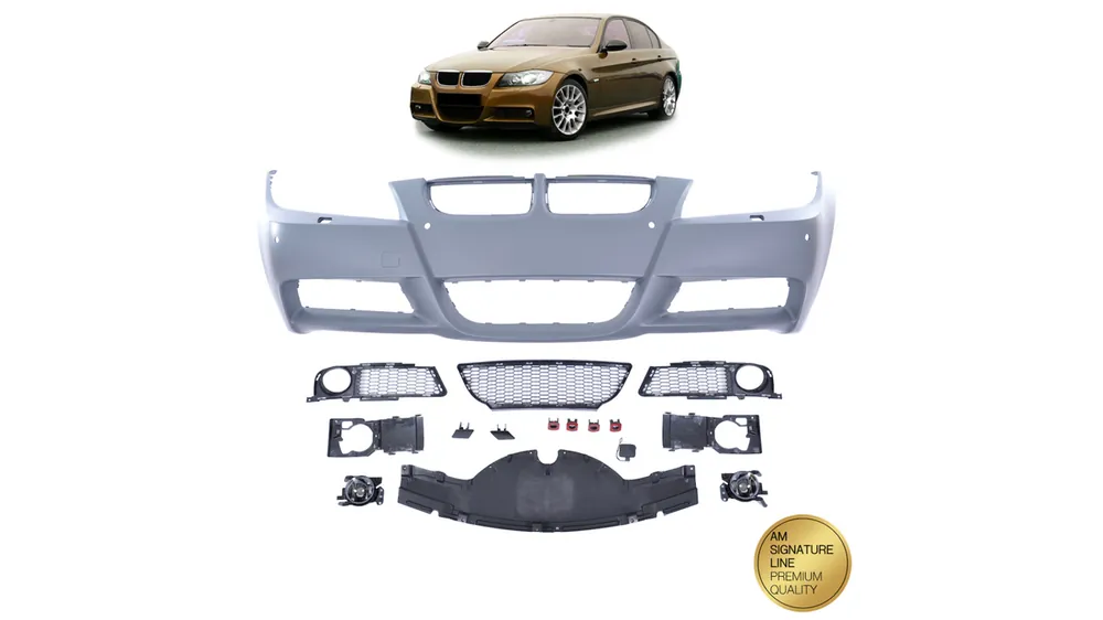 Zderzak BMW 3 E90 E91 Przód PDC SRA Halogeny - Końcówka zapasów