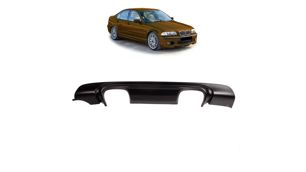 Nowość w sklepie | Dyfuzor BMW 3 E46 Tył Matt Black