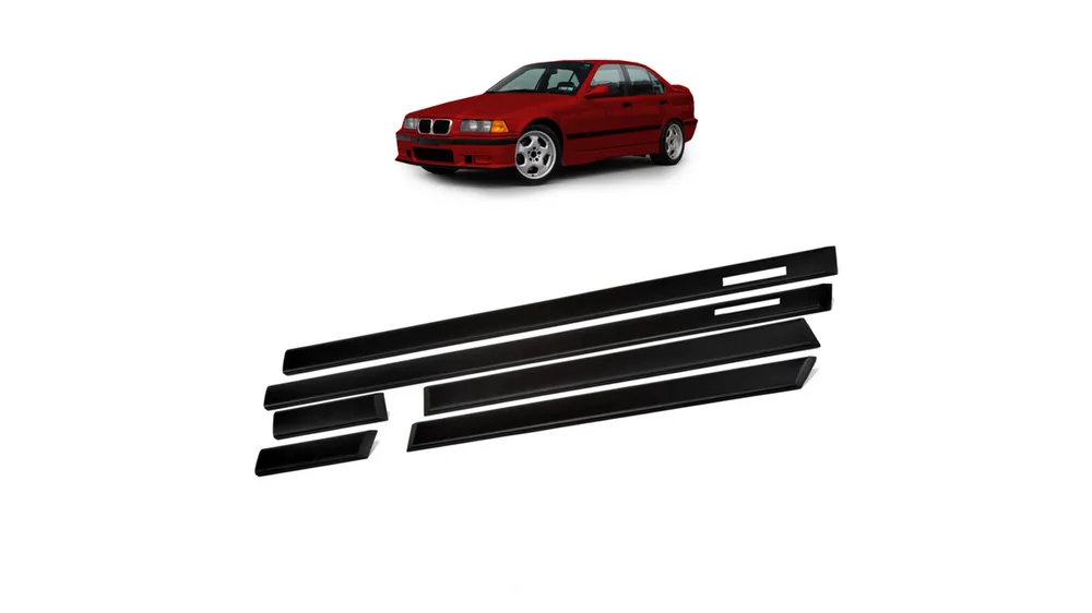 Nie czekaj | Listwy BMW 3 E36 Bok 6szt. Black