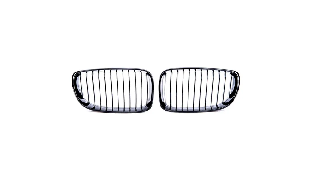 Grill BMW 1 E81 E82 E87 E88 Facelift pojedyncze żeberka Gloss Black | Prosto z fabryki