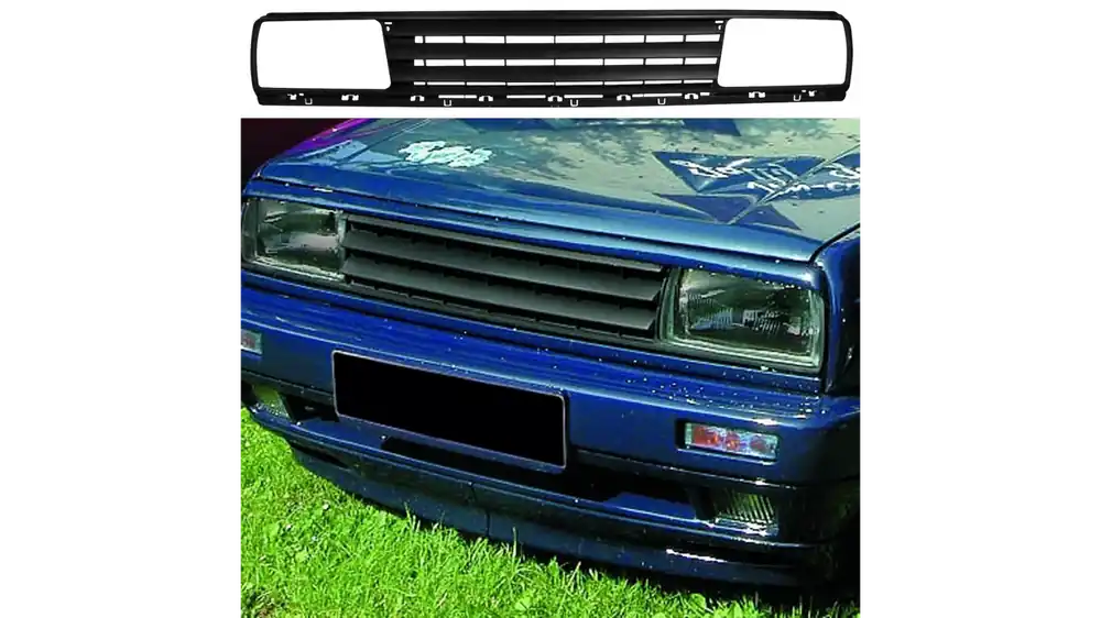 Grill Volkswagen Jetta II Black bez znaczka | Profesjonalna jakość