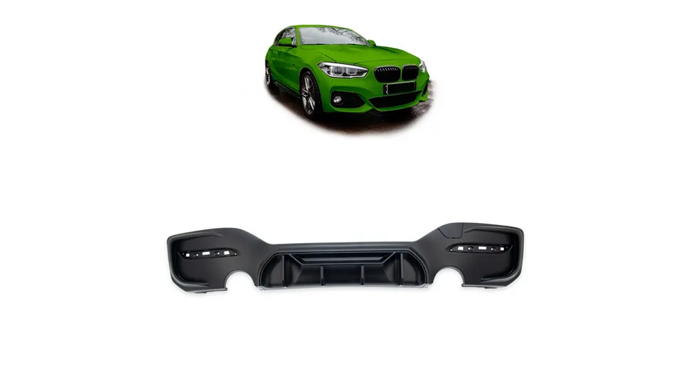 Dyfuzor BMW 1 F20 F21 Facelift Tył Matt Black - Produkt premium