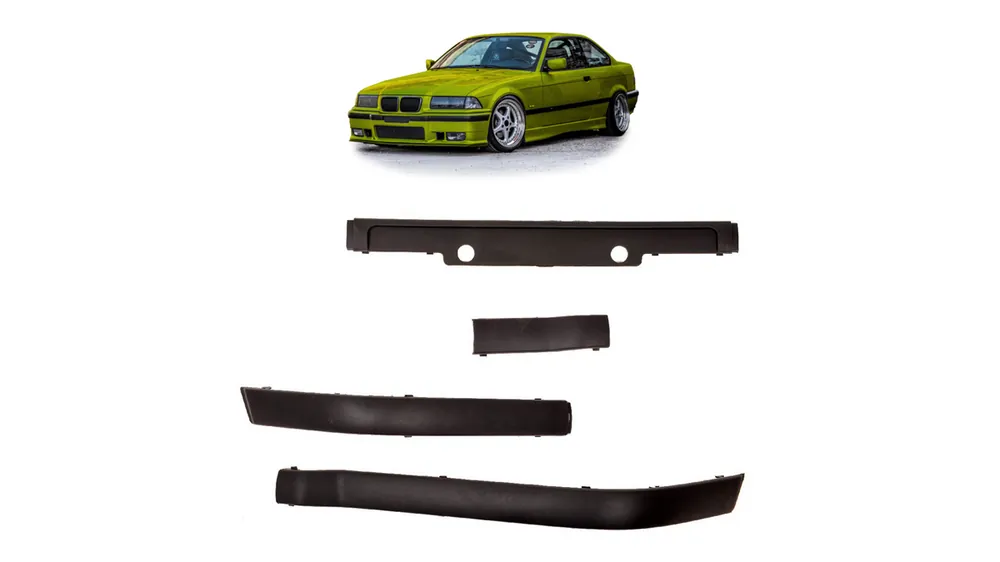 Na stanie - Listwy BMW 3 E36 Compact Zderzak przód 4szt.