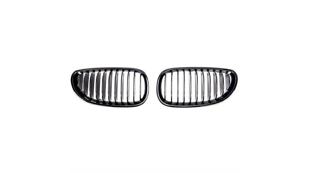 Nowość w asortymencie | Grill BMW 5 E60 E61 pojedyncze żeberka Gloss Black