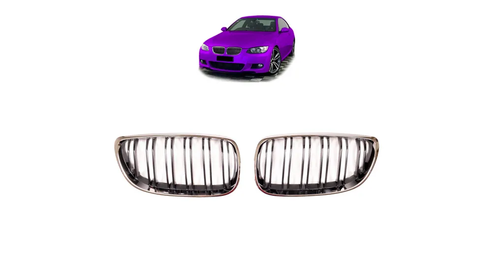 Grill BMW 3 E92 E93 podwójne żeberka Chrome & Black - Promocja kończy się wkrótce