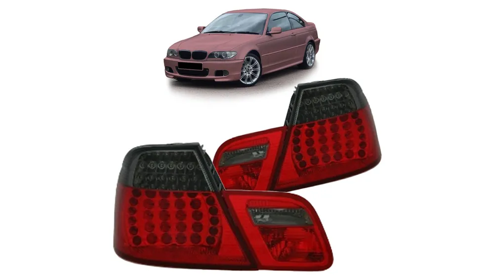 Lampy BMW 3 E46 Facelift Tył LED Red-Smoke | Skorzystaj teraz