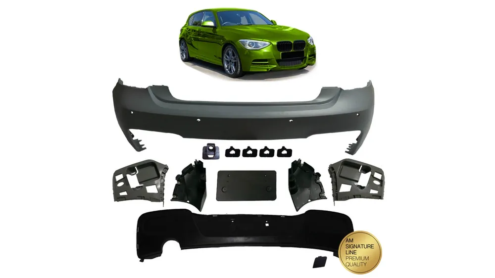 Zderzak BMW 1 F20 F21 Tył z dyfuzorem - Bezpośrednio od producenta