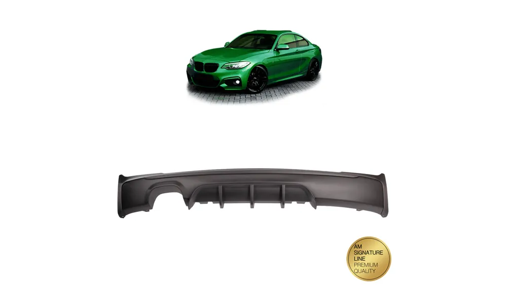 Super okazja - Dyfuzor BMW 2 F22 F23 Tył Matt Black