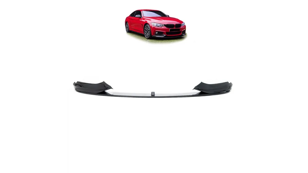 Dokładka BMW 4 F32 F33 F36 Zderzak Przód Gloss Black - Najwyższa jakość