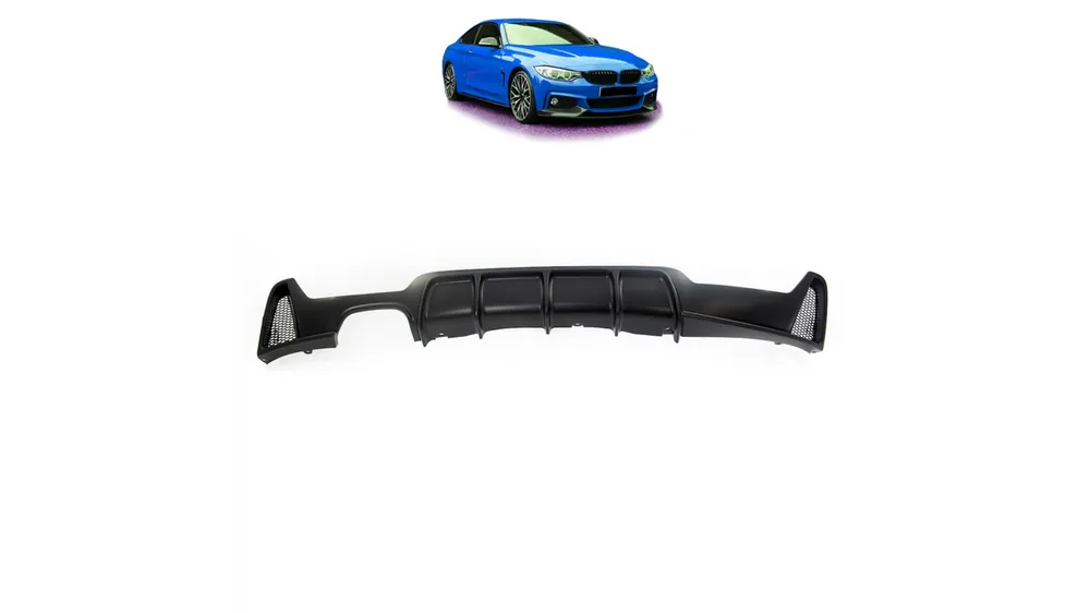 Hit sprzedaży - Dyfuzor BMW 4 F32 F33 F36 Tył Matt Black
