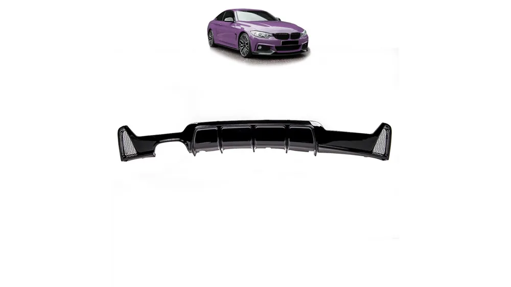 Dyfuzor BMW 4 F32 F33 F36 Tył Gloss Black | Oszczędź teraz