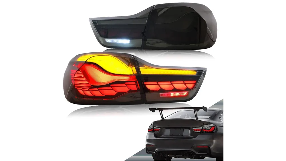 Bezpieczna płatność - Lampy BMW 4 F32 F82 F33 F83 Tył Dynamic LED Smoke