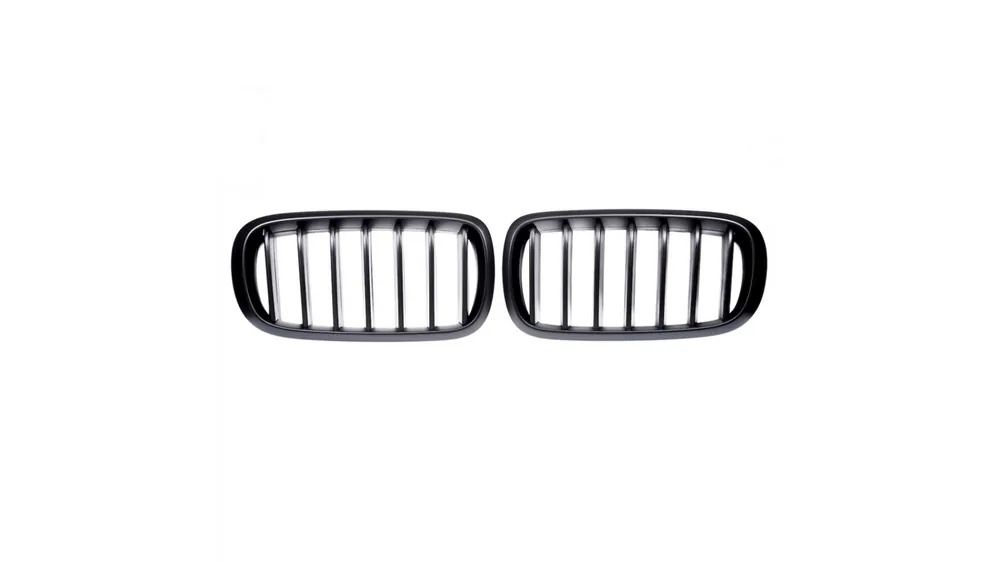 Grill BMW X5 F15 F85 X6 F16 F86 pojedyncze żeberka Matt Black | Ulubieniec klientów