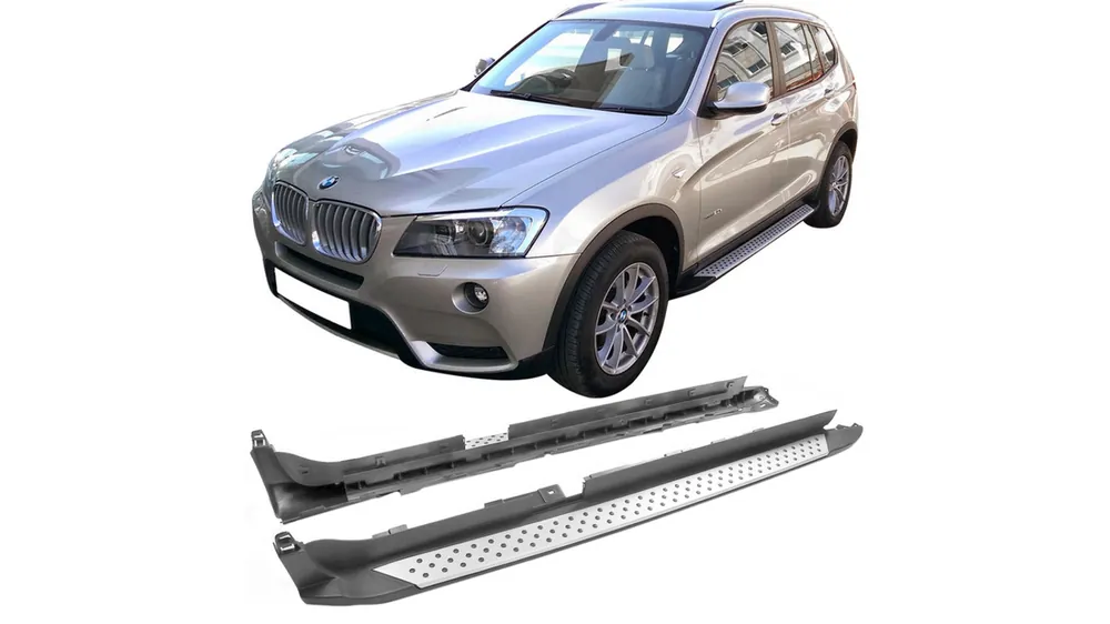 Na zamówienie - Stopnie boczne BMW X3 F25 Aluminium